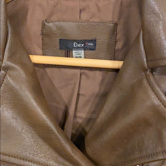 Vegan Leather Moto Jacket - Picture 2 of 5